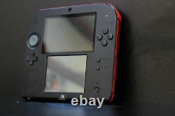 Authentic Refurbished Nintendo 2DS (Red) withCharger