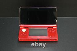 Authentic Refurbished Nintendo 3DS (Flare Red) withCharger