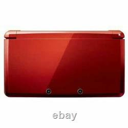 Authentic Refurbished Nintendo 3DS (Flare Red) withCharger