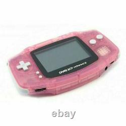 Authentic Refurbished Nintendo Game Boy Advance System Clear Pink