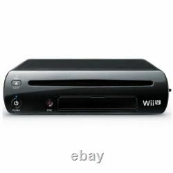 Authentic Refurbished Nintendo Wii U (32GB Black), withSensor Bar, Cords, Game Pad