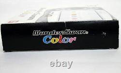 BANDAI Wonder Swan Color Crystal Black Console Game Japan Good Condition