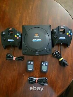 Black Sega Sports Dreamcast Console (Very Good Condition)