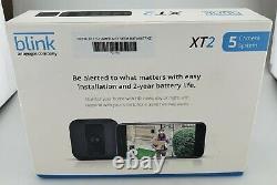 Blink XT2 Outdoor/Indoor Wire Free HD Security 5 Camera System In Box Good Shape