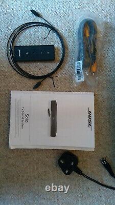 Bose Solo TV Sound Bar Speaker System Black Very Good Condition & Working