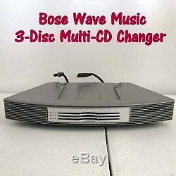 Bose Wave Music System 3-Disc Multi-CD Changer Fully Tested, Good Condition