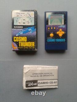 Casio Game&watch Cosmo Thunder Cg-81 Complete In Box Cib Very Good Condition