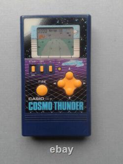 Casio Game&watch Cosmo Thunder Cg-81 Complete In Box Cib Very Good Condition