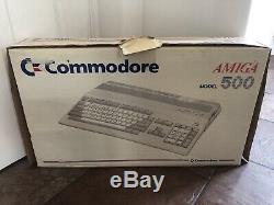 Commodore Amiga A500 Computer System Rare Vintage Boxed In Good Condition