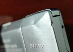 For Parts Nintendo Game Boy Micro Silver with Broken Screen Good Condition Face