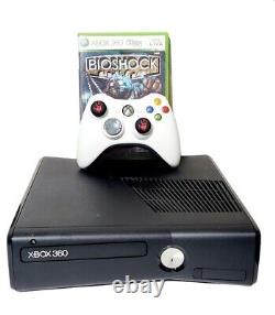 GOOD CONDITION XBOX 360 S CONSOLE With1 CONTROLLER AND GAME POWER CABLES INCLUDED