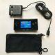 Game Boy Micro Oxy-001 Black Faceplate With Charger Good Condition Few Scratches