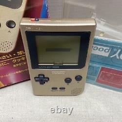 Game Boy Pocket Gold RareGood Condition-JPN Import-MGB-001 GBP US Seller