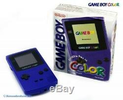 GameBoy Color console #purple/Purple/Grape CIB, boxed very good condition