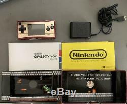 GameBoy Micro Famicom Game Boy JAPAN GOOD condition + BOX + 1 game included