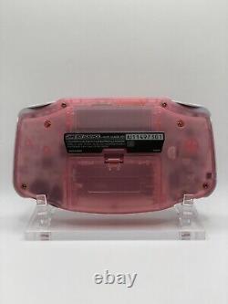 Gameboy Advance Milky Pink Console GOOD Condition AGB-001 Boxed Nintendo 118 gba