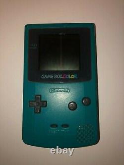 Gameboy Color Teal Color In Box In pretty good shape over all