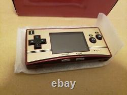 Gameboy Micro Famicom Console System Japan COMPLETE GOOD CONDITION