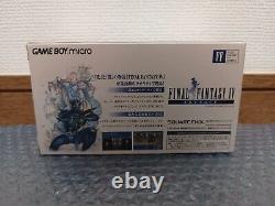 Gameboy Micro Final Fantasy Amano Japan GB GOOD BOX GREAT CONDITION