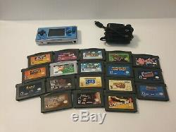 Gameboy Micro OXY-001 Console and AAA Games lot! Good Condition