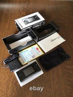 Gameboy Micro console Black Nintendo Japan very good condition Boxed GBM-05