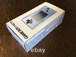 Gameboy Micro console Blue Nintendo Japan very good condition Boxed GBM-06