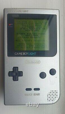Gameboy light Silver MGB-101 very good condition