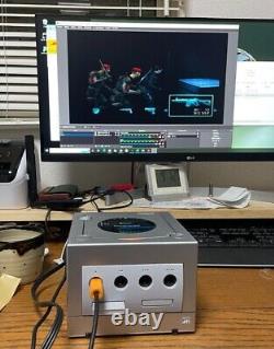 Gamecube console only silver Japanese version with box good condition