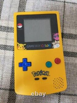Good Condition Gameboy Color Pikachu Edition Nintendo System Game Console