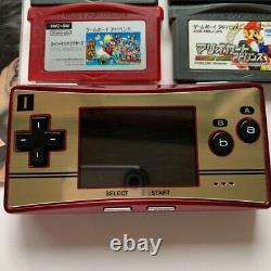 Good Condition Nintendo Gameboy Micro Famicom Color Japan 2 boxes