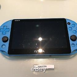 Good Condition PS Vita 2000 PCH-2000 Blue Sony PlayStation