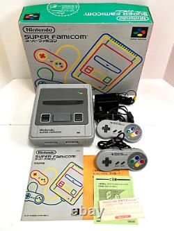 Good Condition SNES Nintendo SFC Super Famicom Console in Box Tested