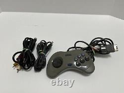 Good Condition Sega Saturn Console Grey Controller Manual Boxed Tested