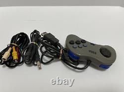 Good Condition Sega Saturn Console Grey Controller Manual Boxed Tested