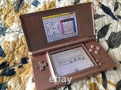 Good Condition Used Nintendo DS Lite Pink with Hard Shell case and Charger