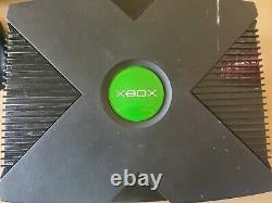 Good condition Original XBOX Console Bundle with two Xbox controllers and Cords