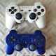 Good Condition Ps3 Sony Genuine Wireless Controller Dualshock3 Blue White Tested