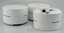 Google NLS-1304-25 Home WiFi System AC1200 Router 3 Pack White Good Shape