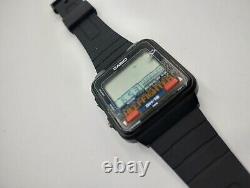 Heli Fighter Digital Watch Game CASIO 498 GH-16 Good Condition 1985