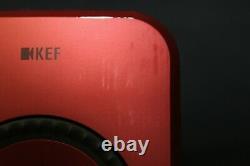KEF LSX Wireless Active Music System Red Good Condition