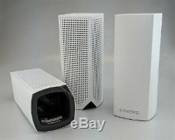 Linksys Velop WHW0303 3 Pack Tri-Band Mesh WiFi System White In Box Good Shape