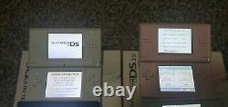 Lot of Four Nintendo DS Lite with AC Charger VERY GOOD CONDITION with Box