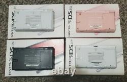 Lot of Four Nintendo DS Lite with AC Charger VERY GOOD CONDITION with Box