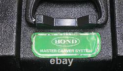 Lot of Two BOND Carpet Master Carver Systems With TonsExtras Very Good Condition