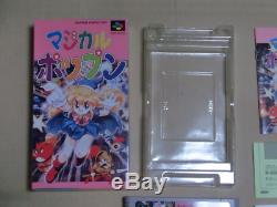 MAGICAL POP'N SNES Nintendo Super Famicom SFC Good Condition Video Game USED