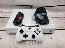MICROSOFT XBOX ONE S 1TB With ONE CONTROLLER, POWER SUPPLY, CORDS, GOOD CONDITION