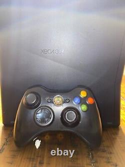 Microsoft Xbox 360 S 4GB Black Gaming Console Good Condition Tested