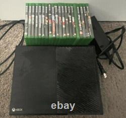 Microsoft Xbox One 500 GB Black Console Very Good Condition, 20 Games, Some Rare