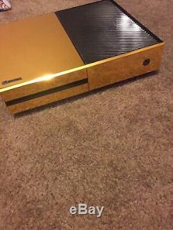 Microsoft Xbox One Original 1TB Gold Panels. Used, In Very Good Condition