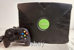 Microsoft Xbox Original Black Console EVo Mod with ACC -In Good Condition 2180